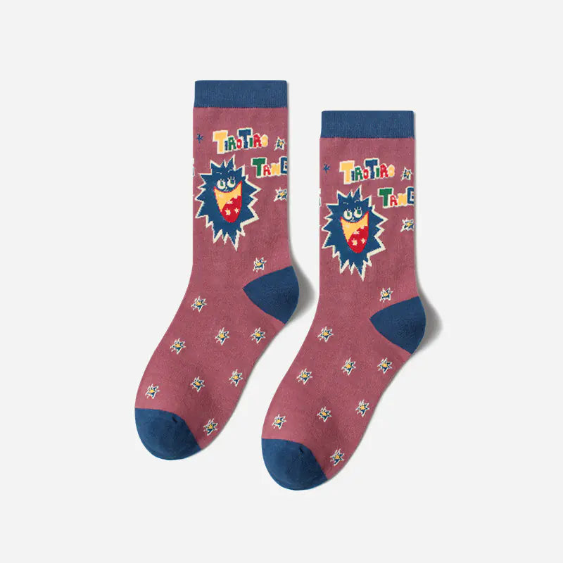 "Autumn and Winter Matching Socks Collection"