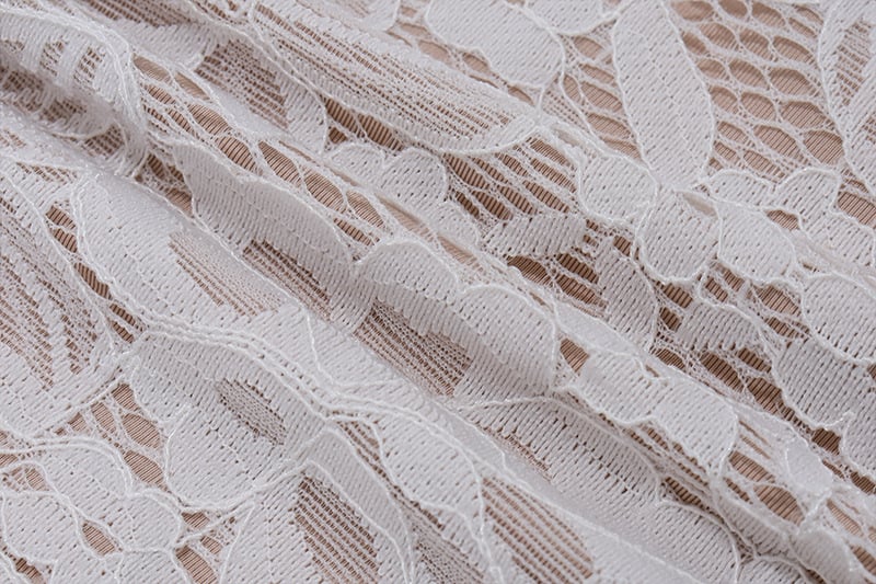 Strapless Lace Dress Elegant Allure