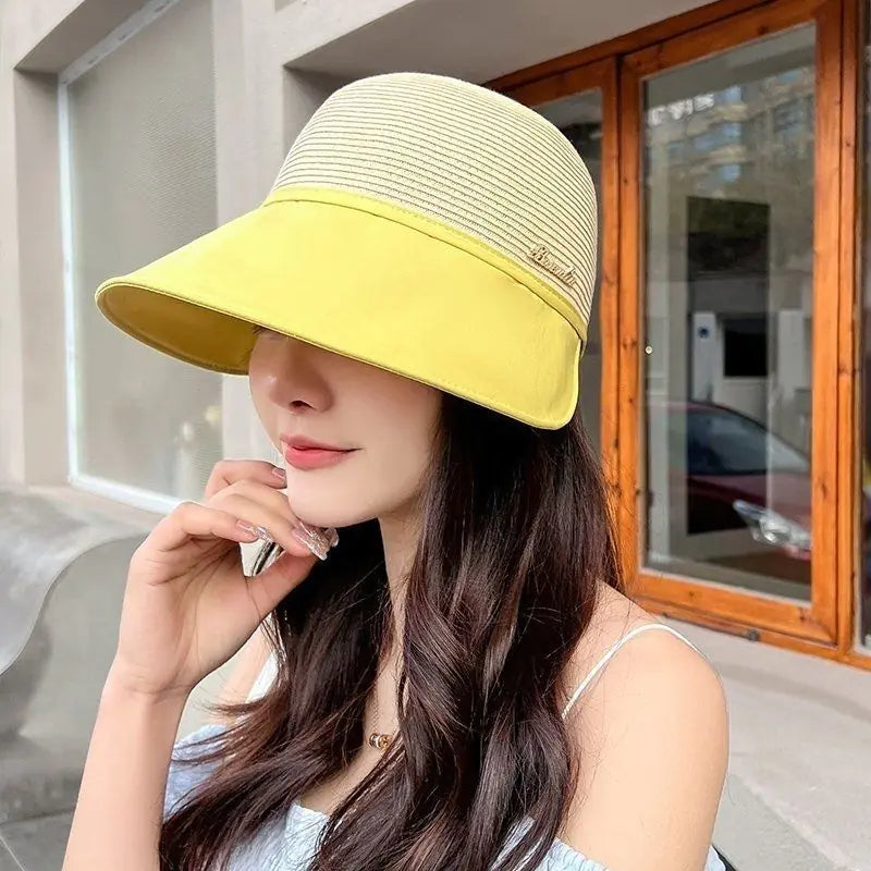 Wide Brim Women's Fashion Sun Protection Hat