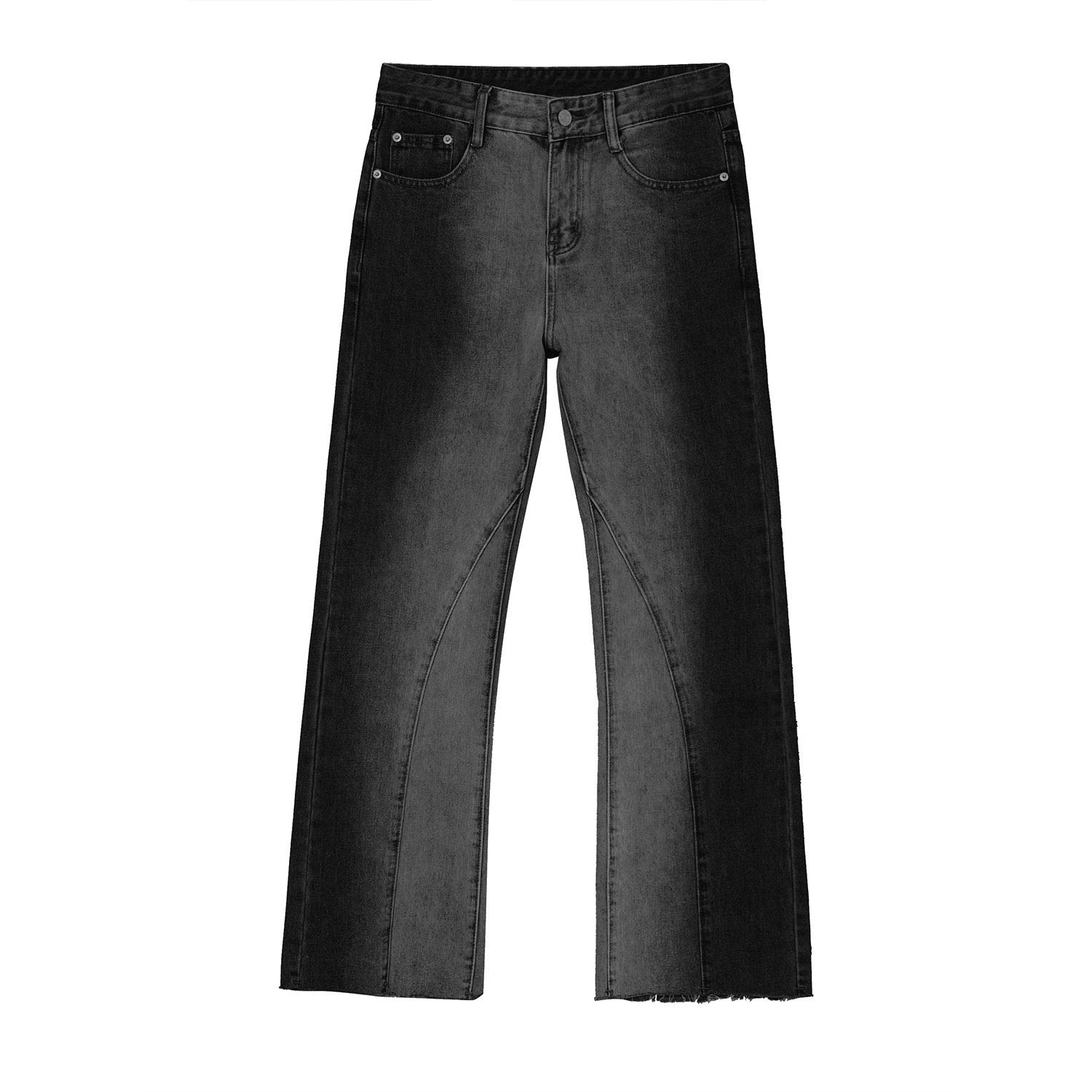 Men's Gradient Tie-Dye Micro Flare Jeans