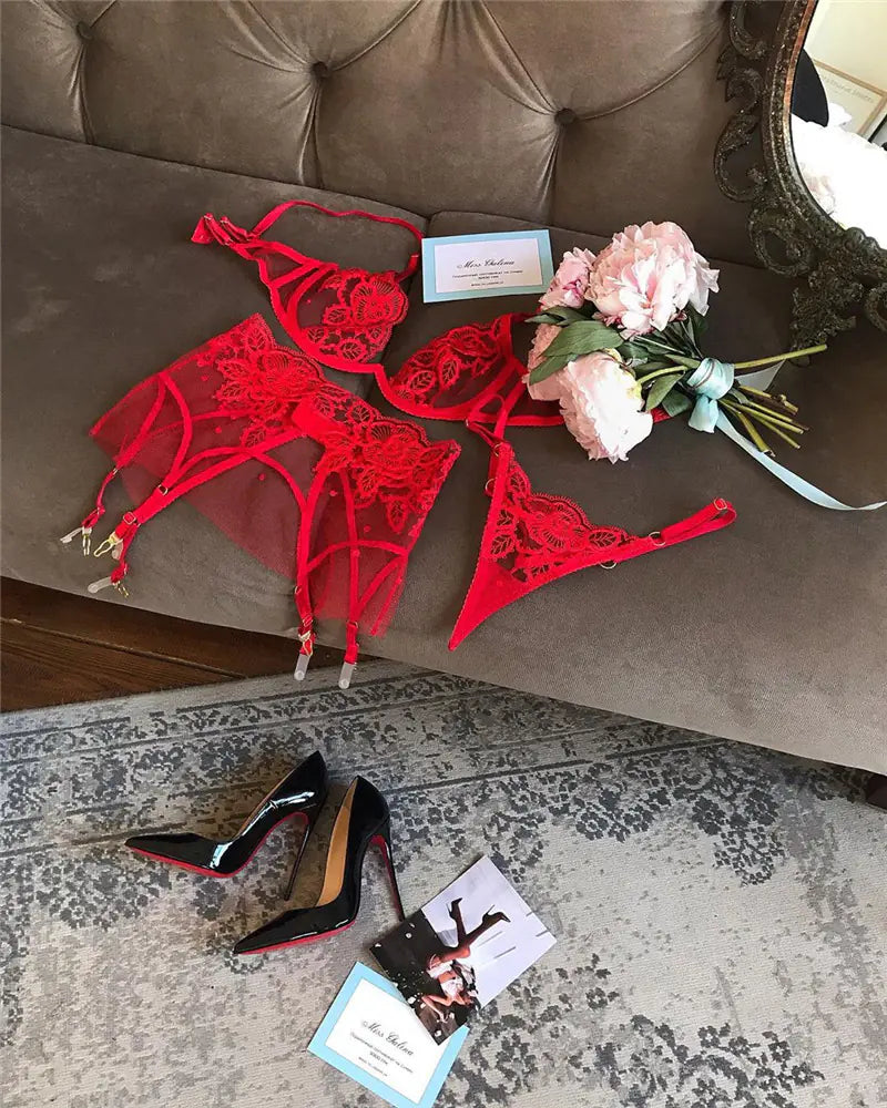 Embroidered Floral Lace