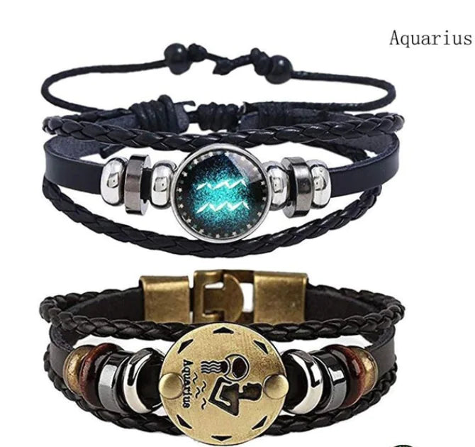 Zodiac Bracelet for Men and Women - Glow in the Dark