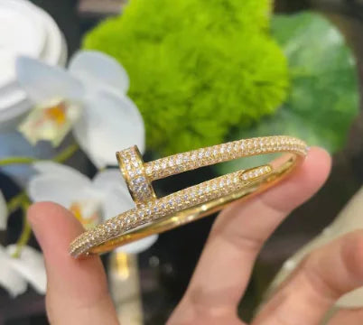 Full Rhinestone Punk Style Bracelet and Bangle