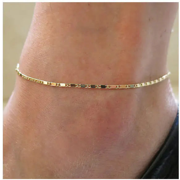 Simple Beach Chain Anklet