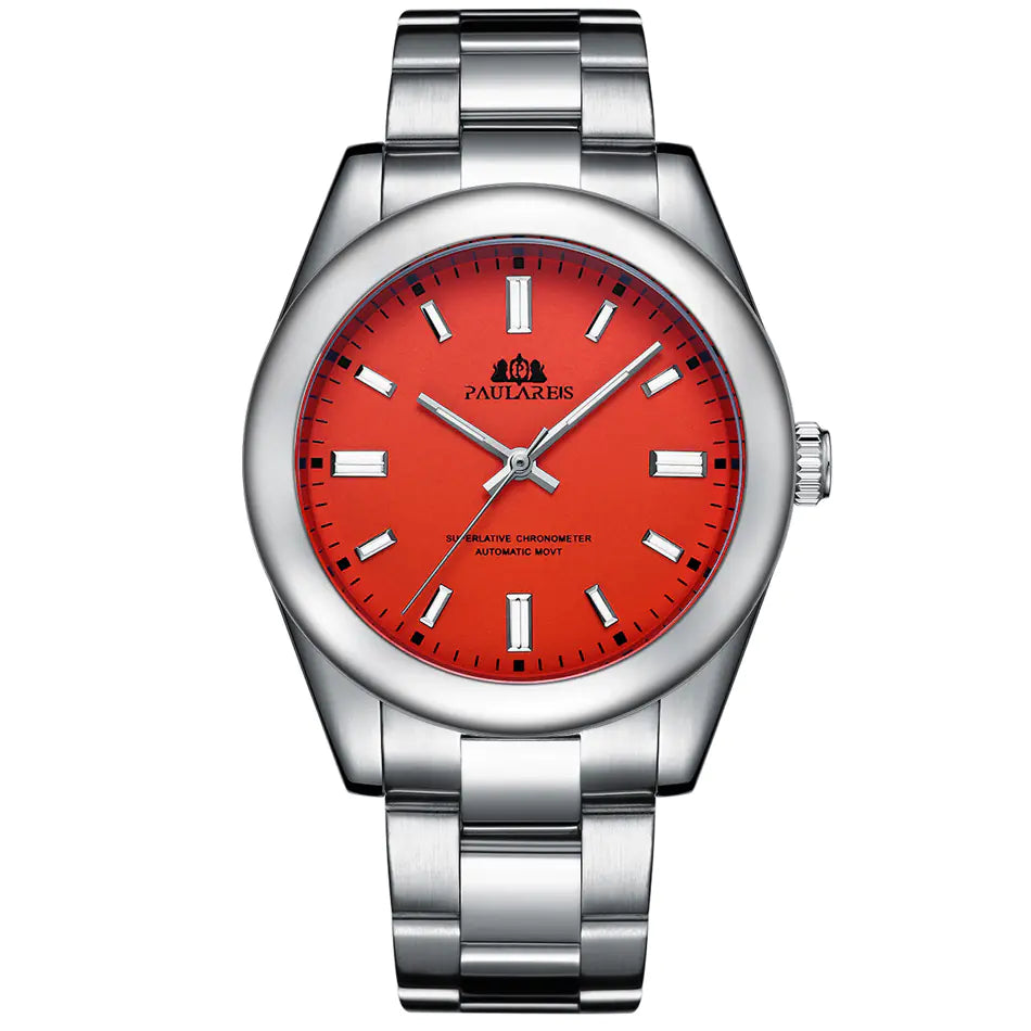 Luminous Automatic Mechanical Steel Band Watch