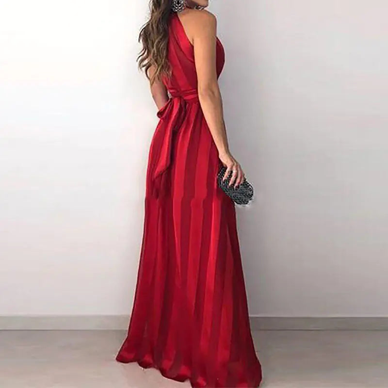 2024 Summer Women's Sexy V-Neck Casual Long Dress