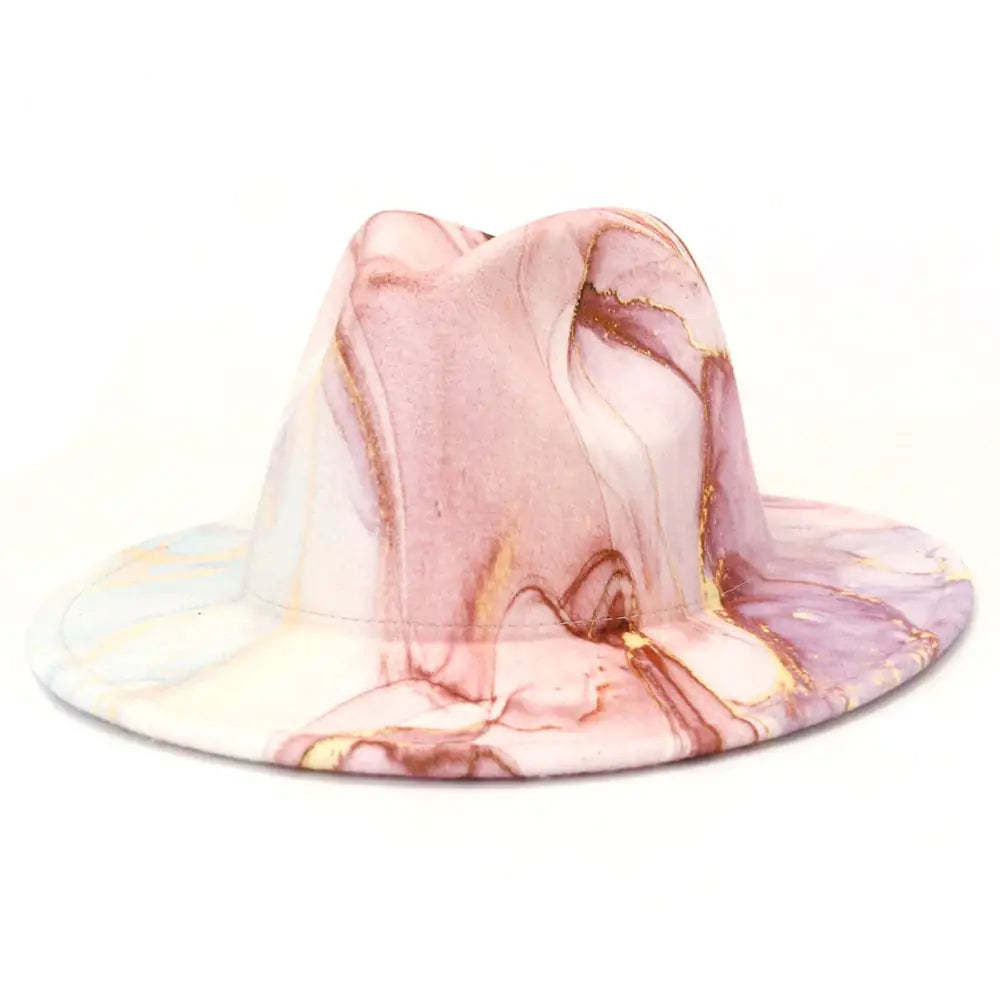 Digital Printing Woolen Big Jazz Top Hat