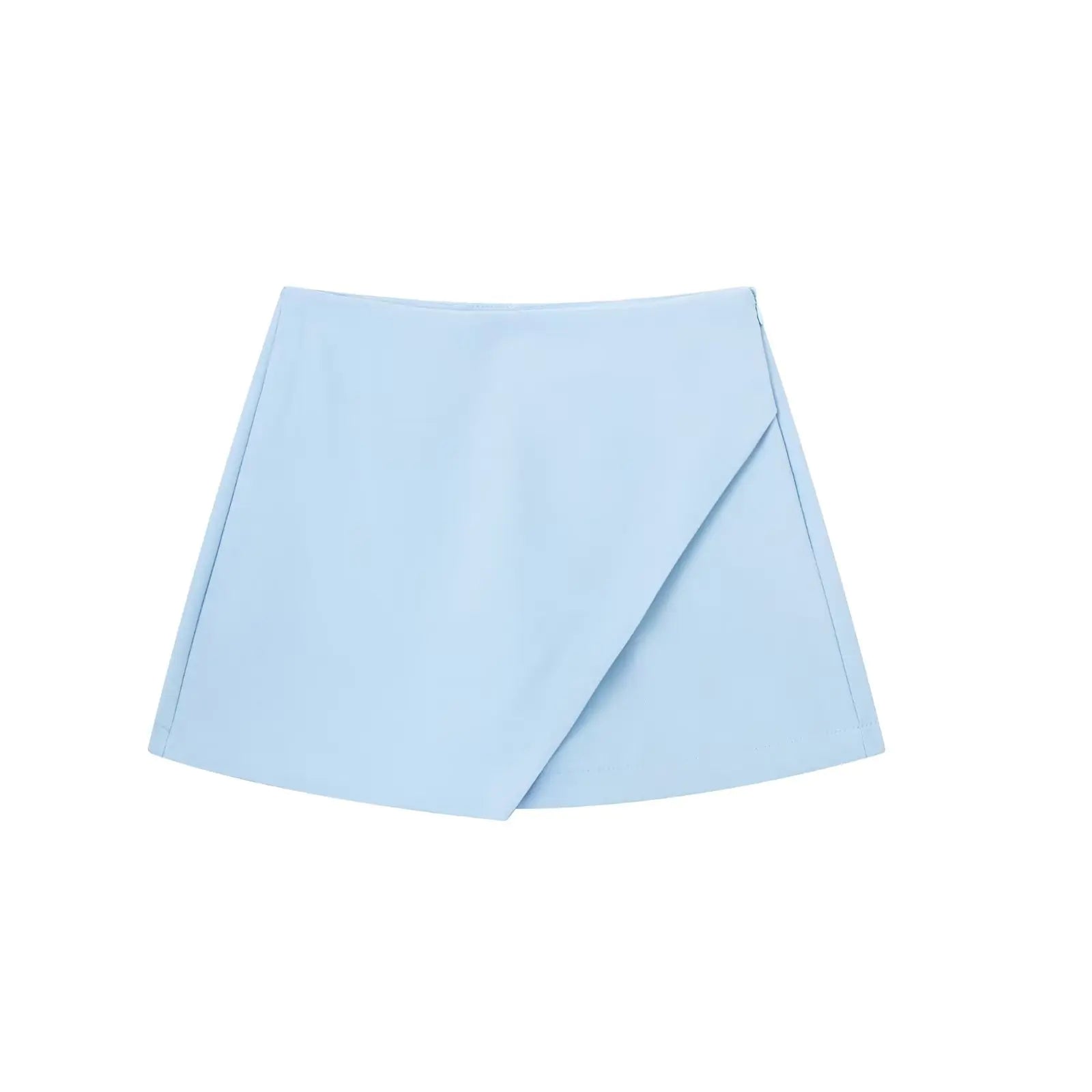 Women's Solid Color Asymmetric Half-body Skirt