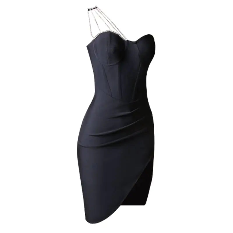 Asymmetric Elegance Dress
