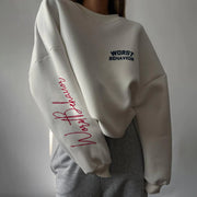 Japanese Women's Fashion Round Neck Sweater