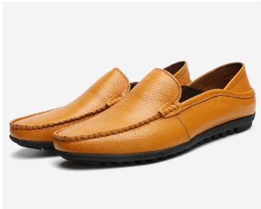 Men's Casual Genuine Leather Slip-On Loafers