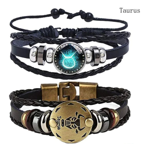 Zodiac Bracelet for Men and Women - Glow in the Dark