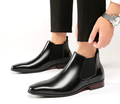 Mid-Cut Cowhide Martin Boots