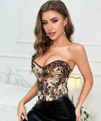Brown Vintage Corset
