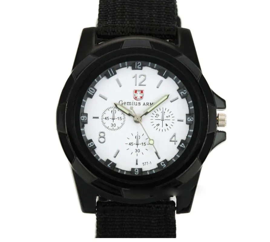 Sporty Woven Strap Watch