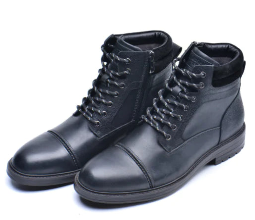 Men's Casual High-Top Lace-Up Ankle Boots
