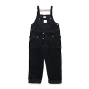 Men's Loose Washed Corduroy Siamese Overalls