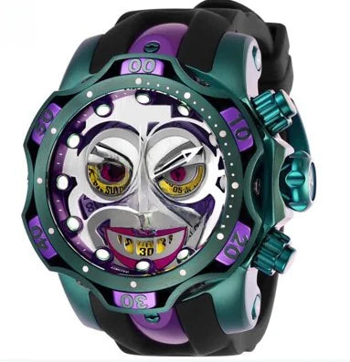 INVICTA Colorful Clown Men's Quartz Watch with Steel Band