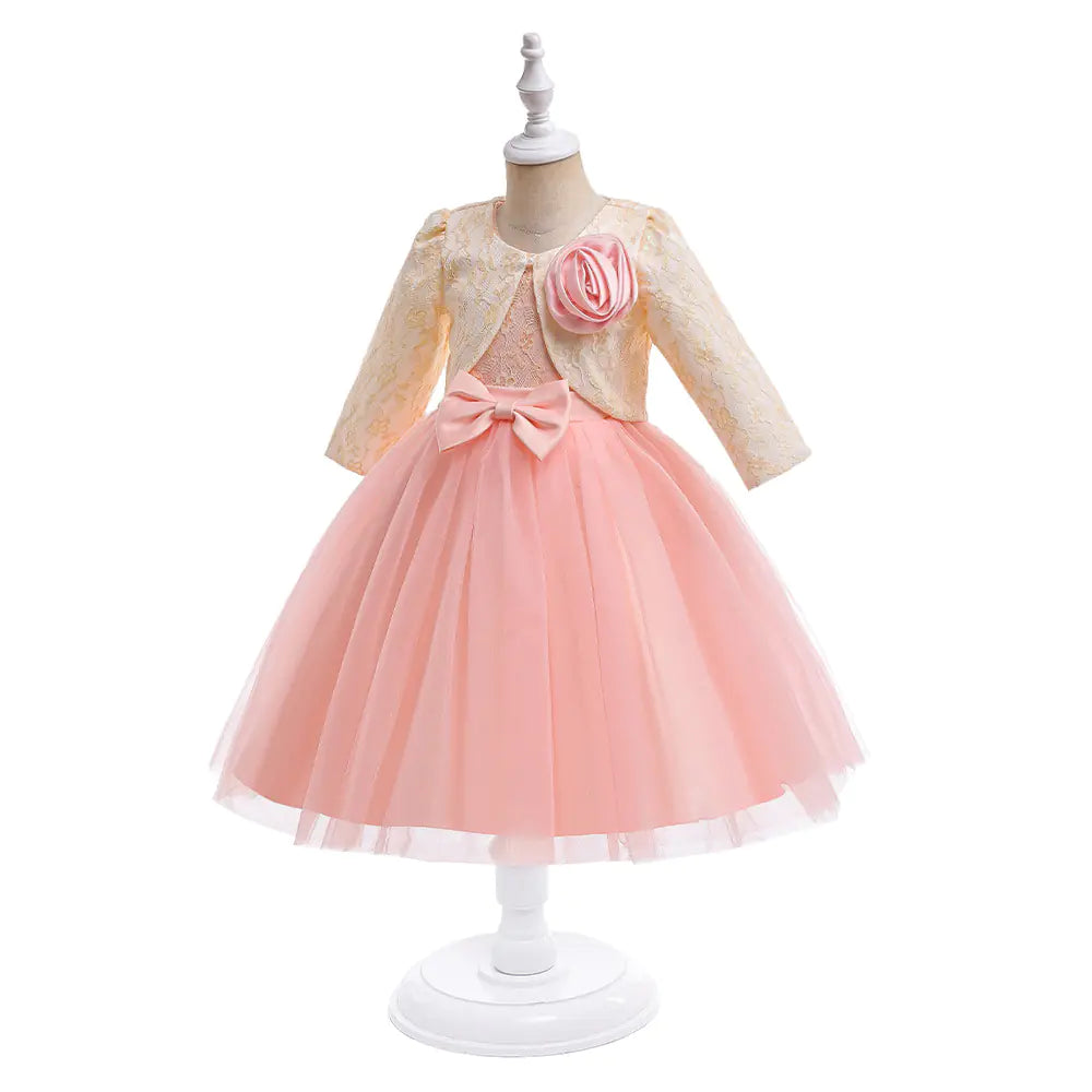 New Girls' Catwalk Dress Two-Piece Suit