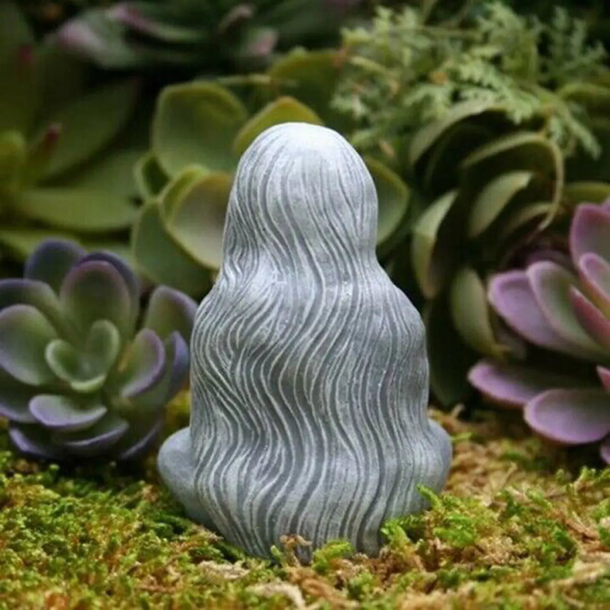 8CM Moon Goddess Resin Statue for Home Decor Figurine