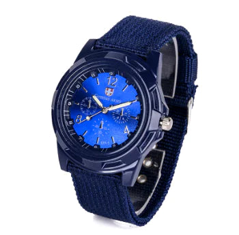Sporty Woven Strap Watch