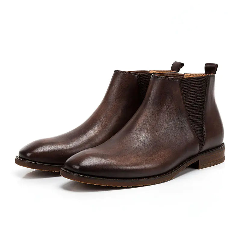 Mid-Cut Cowhide Martin Boots