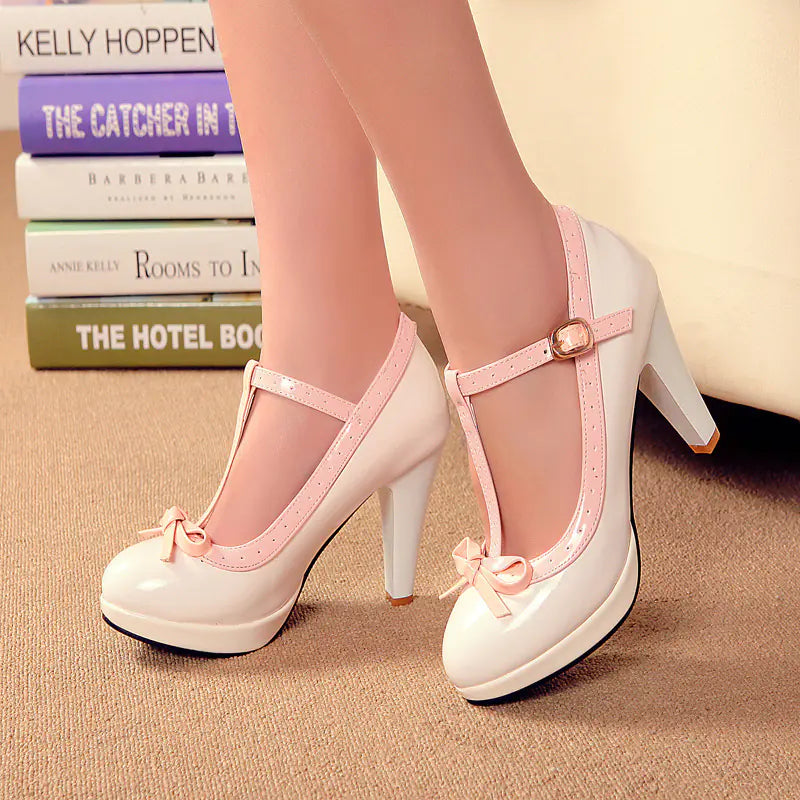 Spring High-Heeled Shoes - Elegant Comfort Meets Timeless Style
