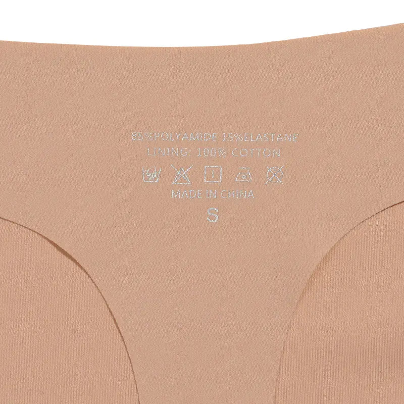 Seamless T-Back Women's Underwear with Cotton Crotch