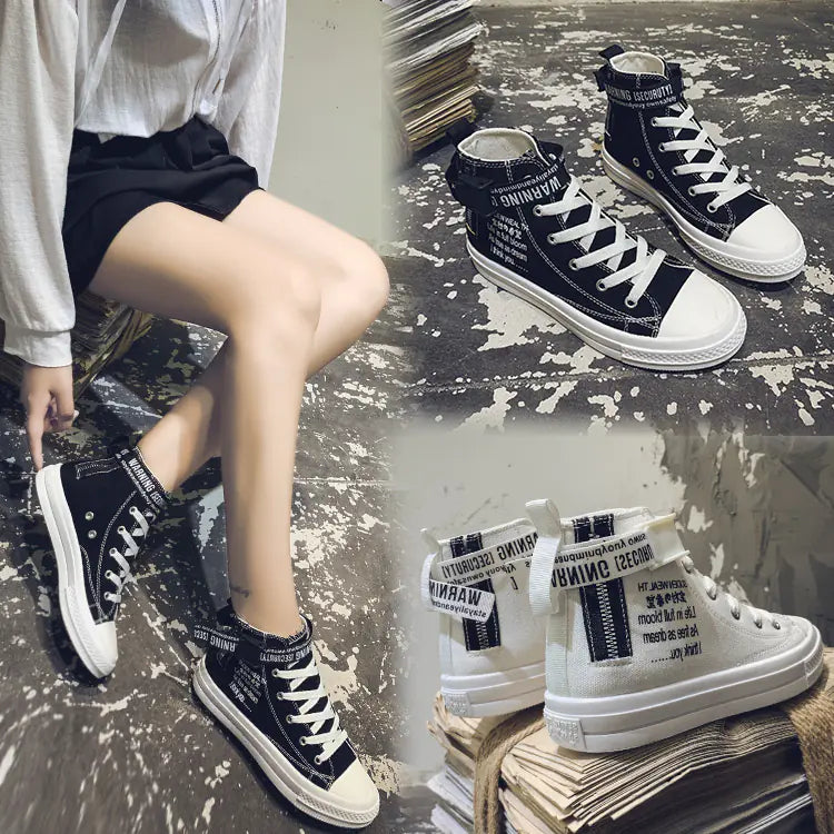 Autumn Canvas High-Top Sneakers