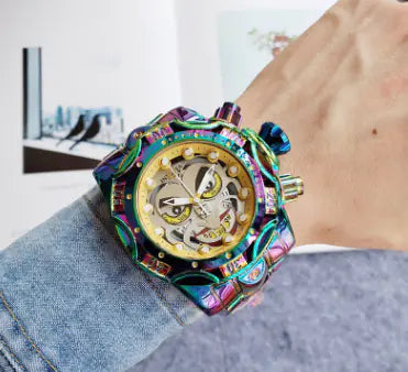 INVICTA Colorful Clown Men's Quartz Watch with Steel Band