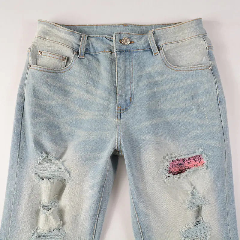 Light Blue Casual Jeans