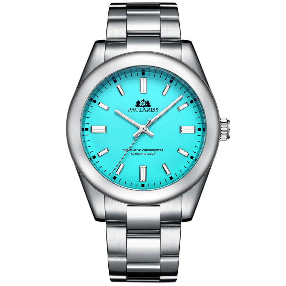 Luminous Automatic Mechanical Steel Band Watch