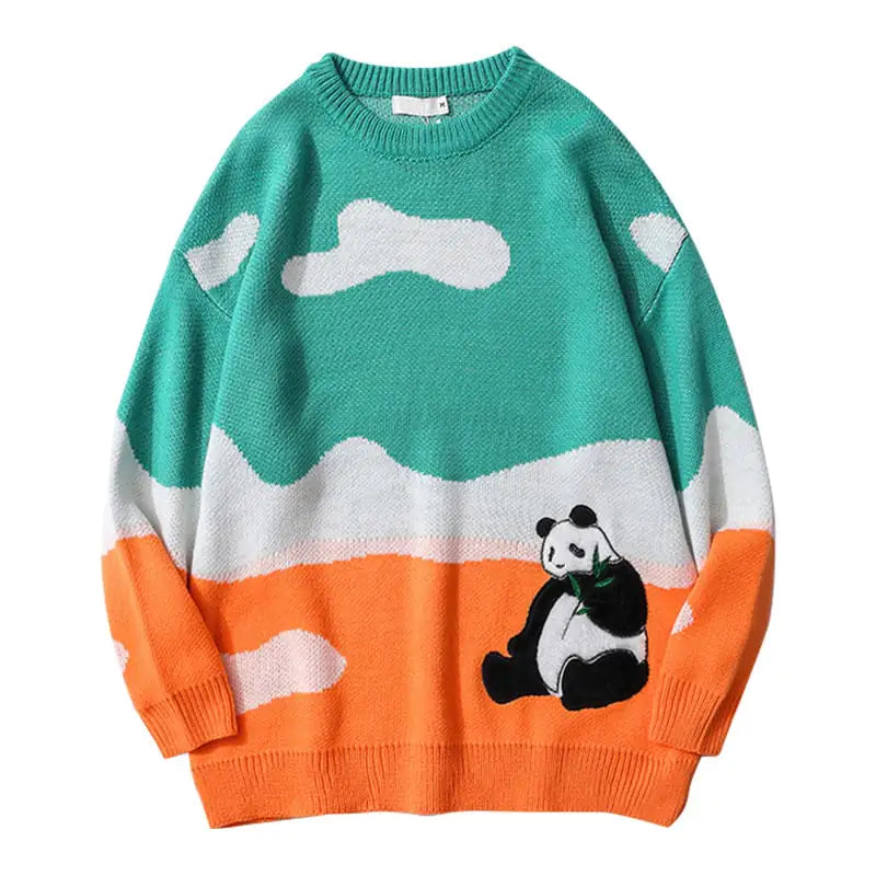 Trendy Wild Panda Sweater for Sweet and Cool Style