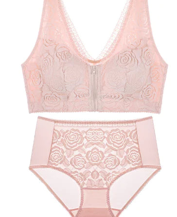 Charlotte Plus Size Wireless Bra and Panty Set (One Set)