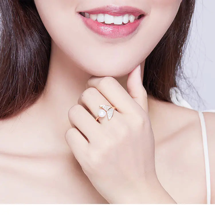 Enchanting Mermaid Tears Ring