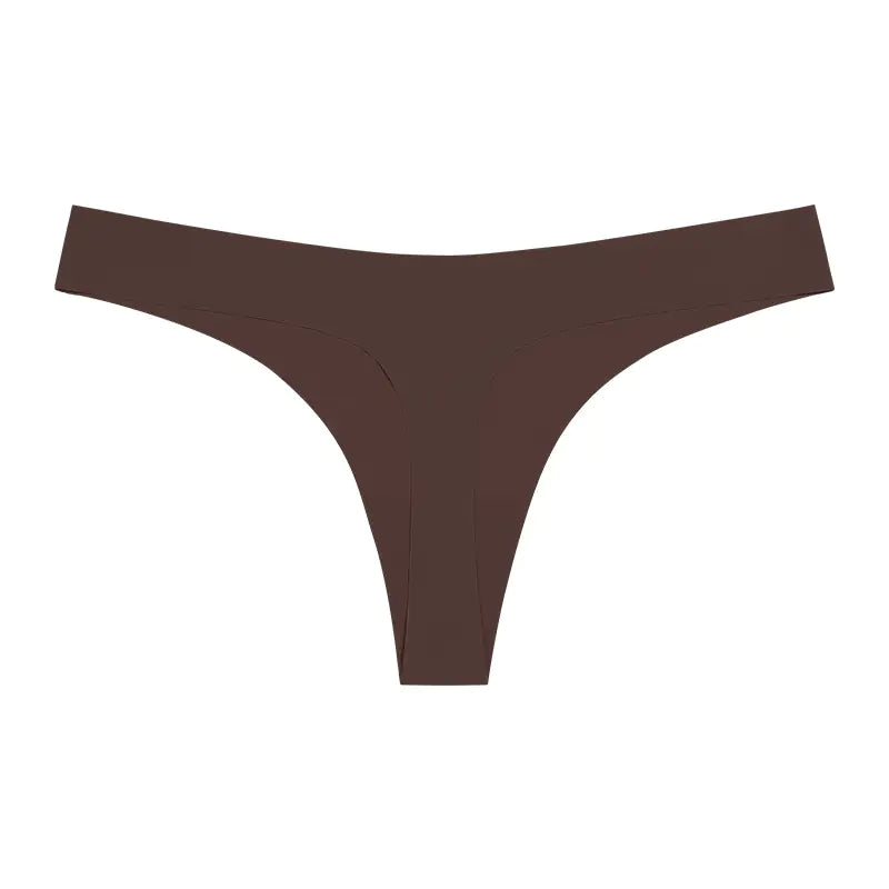 Seamless T-Back Women's Underwear with Cotton Crotch