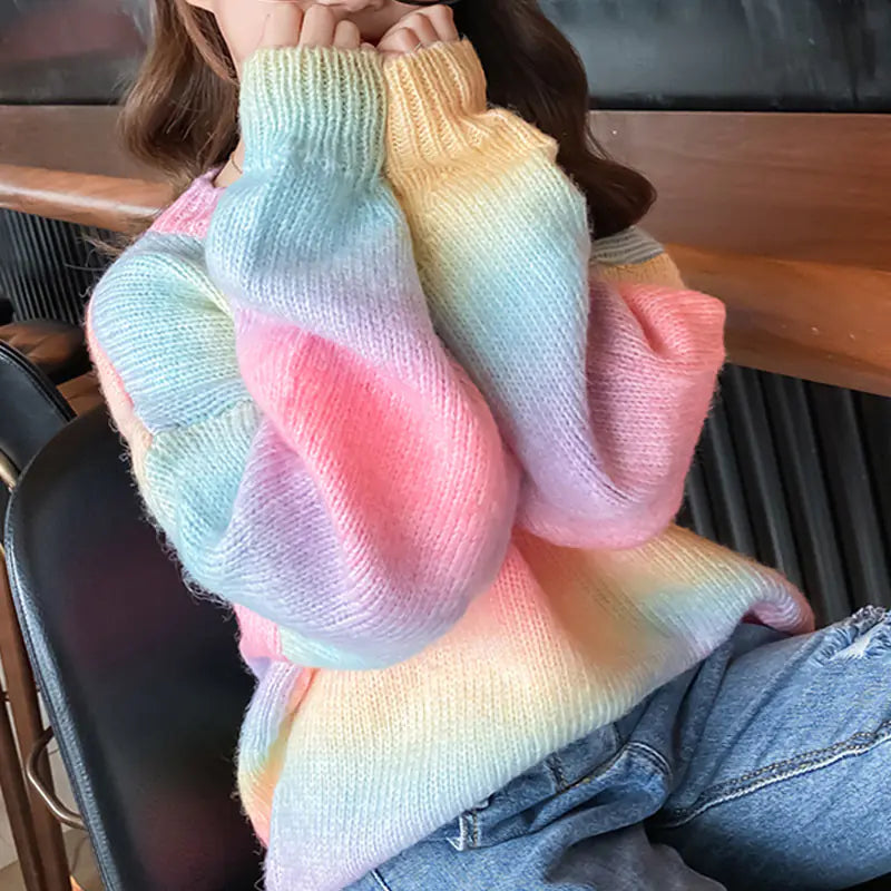 High-End Parent-Child Western-Style Sweater Coat