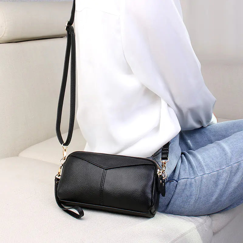 2024 New Women's Genuine Leather Shoulder Bag