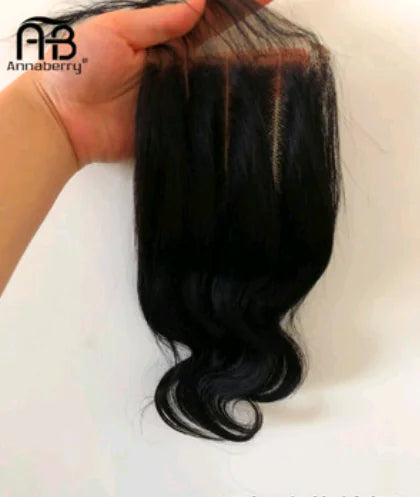 4x4 Lace Closure Human Hair Wig Piece
