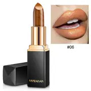Shimmering Color-Changing Metallic Lipstick