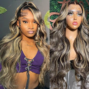 Honey Blonde Body Wave Wig