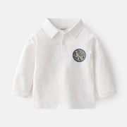 Trendy Long Sleeve POLO Shirt for Fans