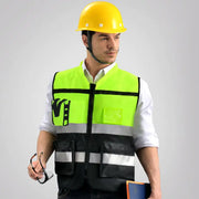 LIKAI Reflective Vest for Construction Leadership Wear