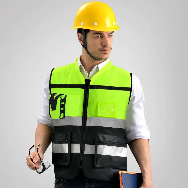 LIKAI Reflective Vest for Construction Leadership Wear