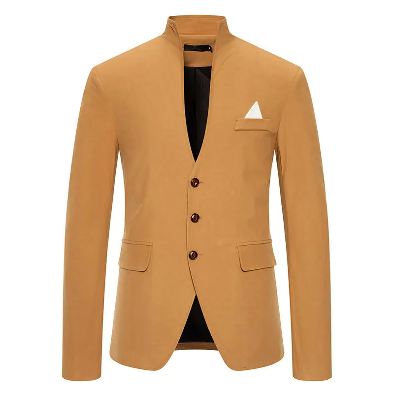 Men's Color Block Casual Slim Fit Suit Jacket X13