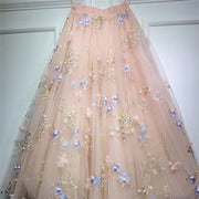 Embroidery Puffy Skirt