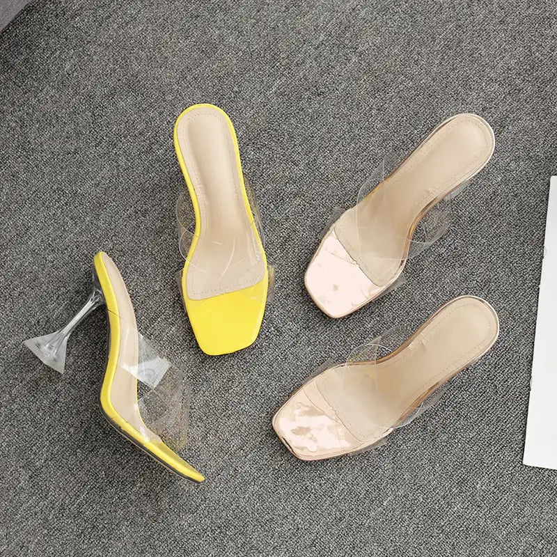 Elegant Stiletto Heel Fish Mouth Sandals