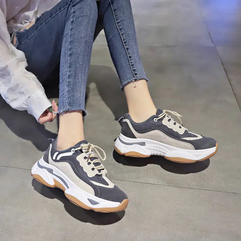 2019 Autumn Korean Style Women's Casual Sneakers