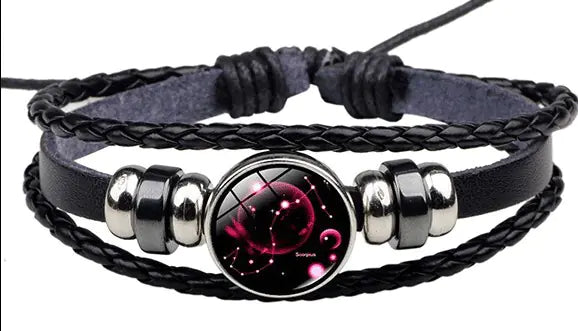 Zodiac Bracelet for Men and Women - Glow in the Dark