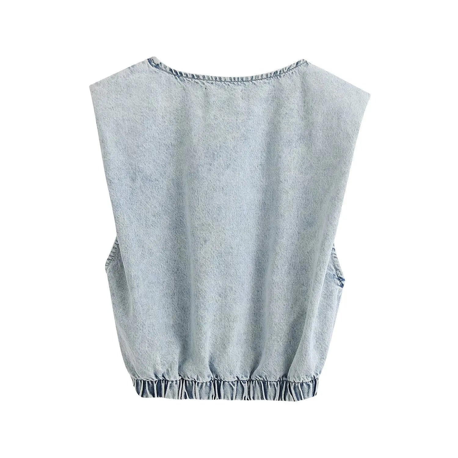 2020 Summer Women's Denim Skirt Set with Top